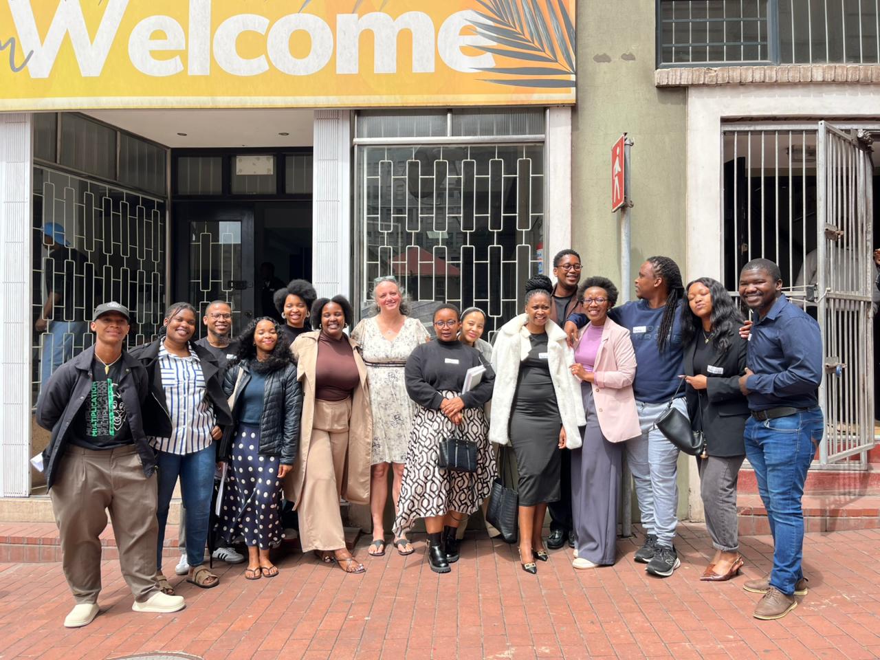 Members of the Firenze Gardens Bible Study gathered together